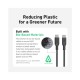 Дата кабель USB-C to USB-C 0.9m 140W bio-nylon 544 black Anker (A80F5H11)