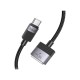Кабель живлення USB-C to Mag3 1.0m Magnetic U141 black HOCO (6942007642088)