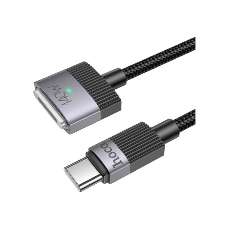 Кабель живлення USB-C to Mag3 1.0m Magnetic U141 black HOCO (6942007642088)