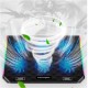 Підставка до ноутбука IceCoorel 10-15.6", 6*80mm 1800 RPM, 2*USB, 366x256x23mm, RGB (A17)