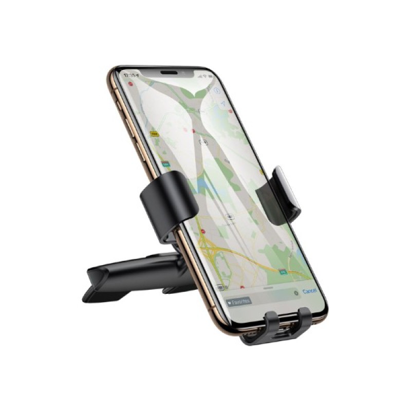Універсальний автотримач Baseus Metal Age Gravity Car Mount (CD Version) Black (SUYL-J01)