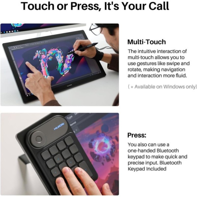 Планшет-монітор Huion Kamvas Pro 19 (GT1902)