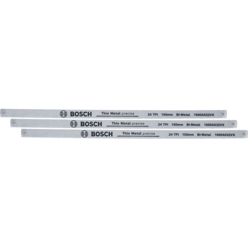 Полотно Bosch універсальне, 24TPI, 150мм, 3шт (1.600.A03.2UL)