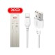Дата кабель USB 2.0 AM to USB-C 1.0m 2.1A white XO (XO-NB-103-TC-1-WH)