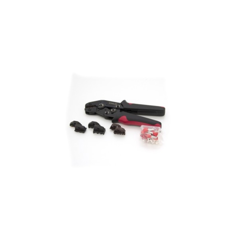 Затиск для клем CINLINELE Black-red + насадки 06 -0.5-6mm2, 02С -0.5-2.5mm2, 16WF -6-16mm2 (Cinlin-06-02C-16WF)