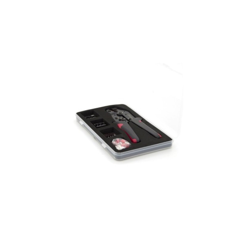 Затиск для клем CINLINELE Black-red + насадки 06 -0.5-6mm2, 02С -0.5-2.5mm2, 16WF -6-16mm2 (Cinlin-06-02C-16WF)