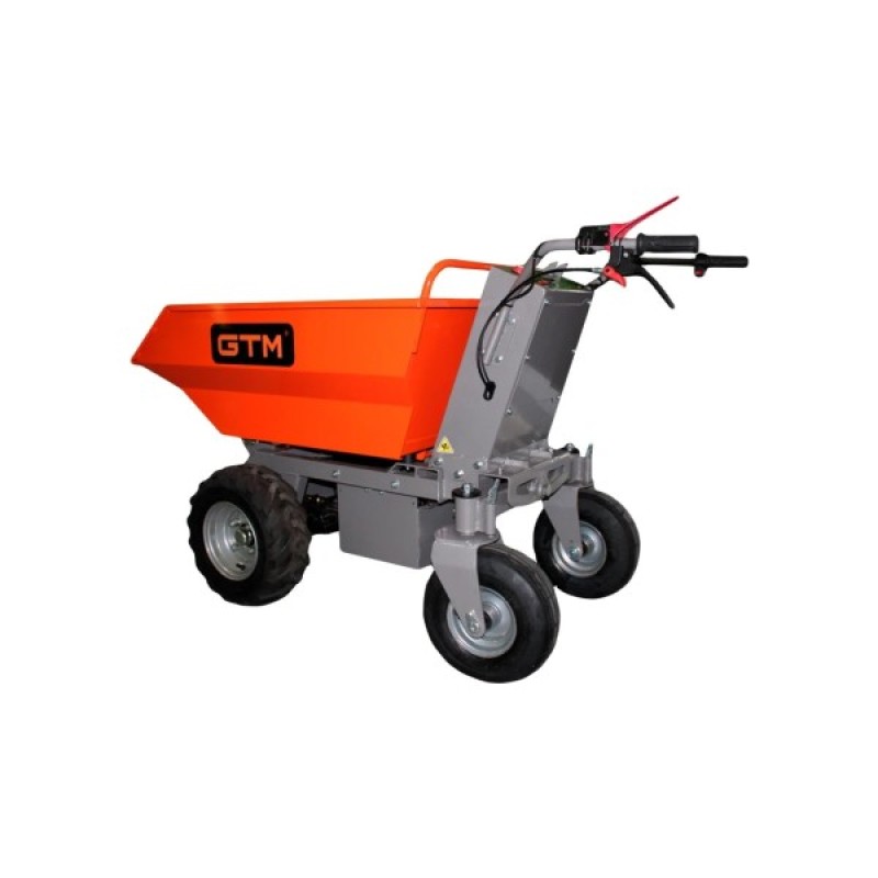 Візок вантажний GTM самохідний на колесах (дампер) 500кг/акк. 32Ah (E50M/32A)