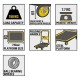 Візок вантажний Stanley платформний, антиковзна поверхня, платформа 73,5x47см, до 150кг (SXWT-PC527)