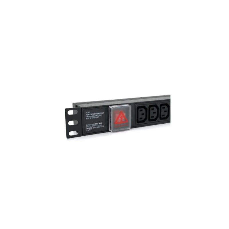 Силовий блок 19" 9 розеток С13, без кабеля, вимикач, метал. корпус Voltronic (PPX9PDUGR)