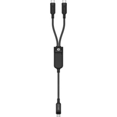 Дата кабель USB 2.0 USB-C 2in1 0.8m + sub 0.4m, 100W, C5-11 Acefast (6974316280149)