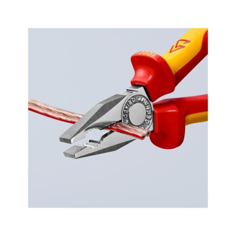 Плоскогубці KNIPEX комбіновані діелектричні VDE (03 06 160)