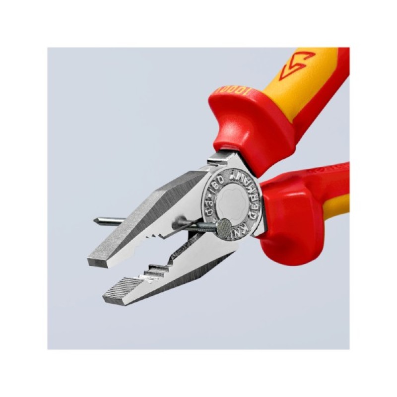 Плоскогубці KNIPEX комбіновані діелектричні VDE (03 06 160)