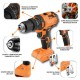 Шуруповерт Neo Tools Energy+ 18V, безщітковий, 95Нм, 0-320/0-1700об/хв 1.2кг (без АКБ та ЗП) (04-619)