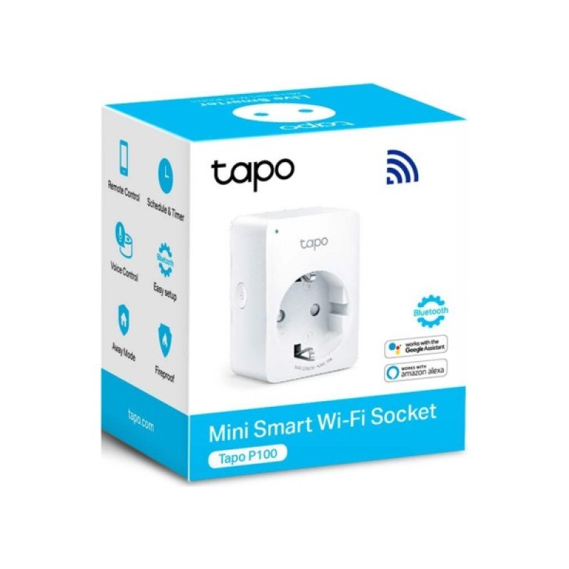 Розумна розетка TP-Link Tapo P100M N300 BT 10A (TAPO-P100M)