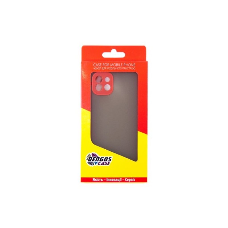 Чохол до мобільного телефона Dengos Matte Samsung Galaxy A03 (red) (DG-TPU-MATT-95)