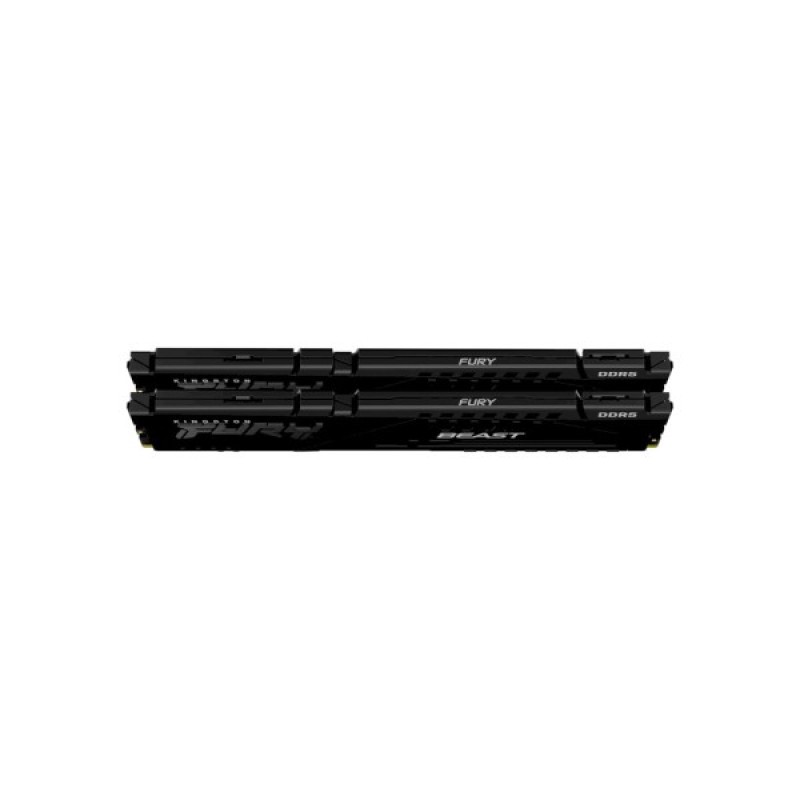 Модуль пам'яті для комп'ютера DDR5 32GB (2x16GB) 6000 MHz Beast AM5 Black Kingston Fury (ex.HyperX) (KF560C36BBEK2-32)