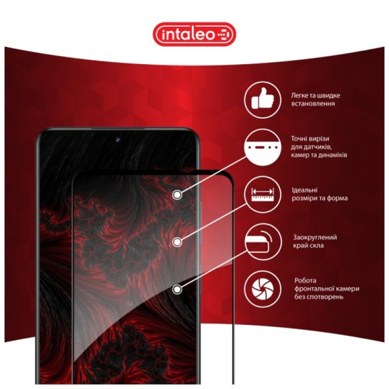 Скло захисне Intaleo Full Glue Realme 13 5G Black (1283126607585)