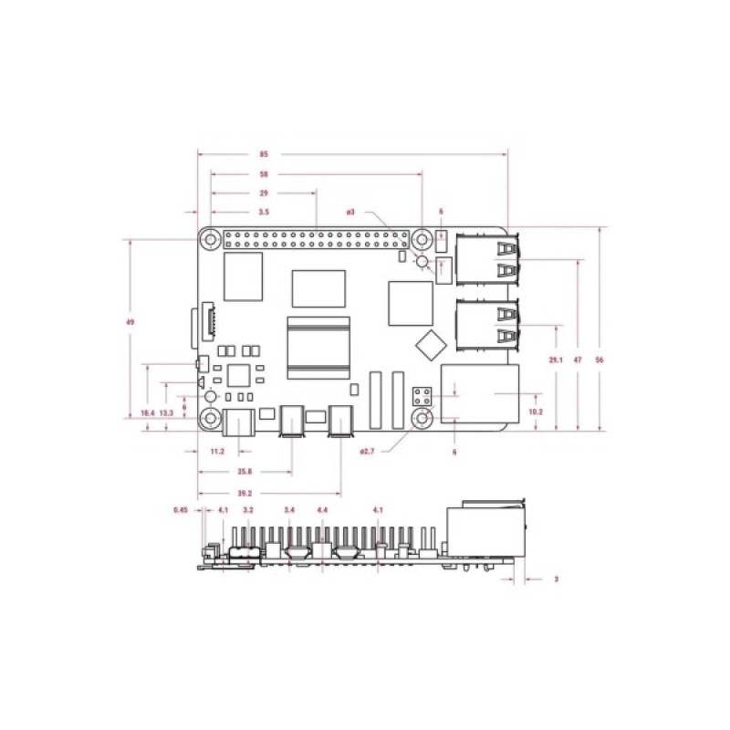 Мікро ПК Raspberry Pi 5 8GB (RPI5-8GB/RPI504)