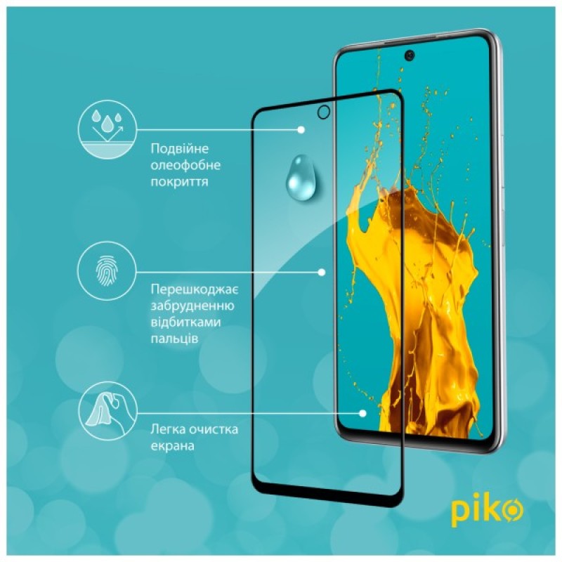 Скло захисне Piko Full Glue Infinix Hot 20S Black (1283126551390)