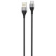 Дата кабель USB 2.0 AM to USB-C 1.0m 2.1A double-side grey XO (NB188-TC-1-GR)