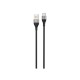 Дата кабель USB 2.0 AM to USB-C 1.0m 2.1A double-side grey XO (NB188-TC-1-GR)
