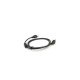 Дата кабель USB 2.0 AM/AF 1.0m ferrite black Voltronic (YT-AM/AF-1.0B)