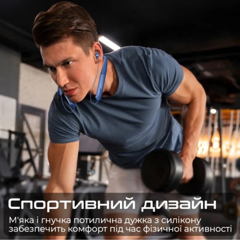 Навушники Promate Leap-200H Blue (leap-200h.blue)