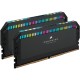 Модуль пам'яті для комп'ютера DDR5 64GB (2x32GB) 6000 MHz Dominator Platinum RGB Black Corsair (CMT64GX5M2B6000C40)