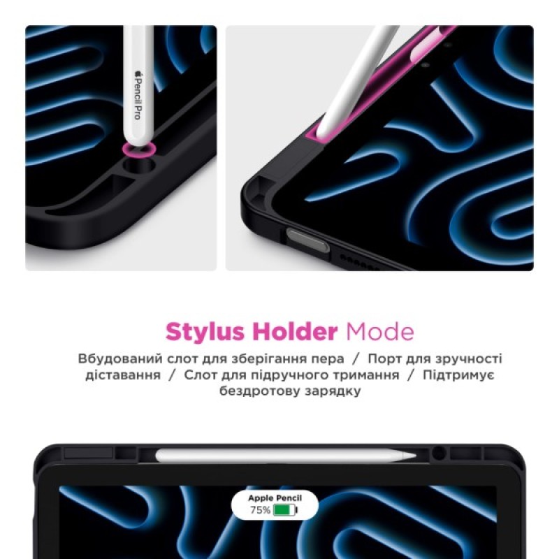 Чохол до планшета Armorstandart Y-Type PEN Xiaomi Pad 7 / 7 Pro Black (ARM85536)