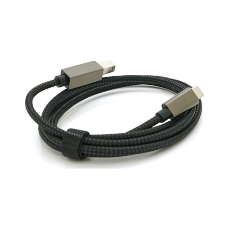 Кабель для принтера USB-C 2.0 to BM 1.5m black Voltronic (Type-C/printer1.5)
