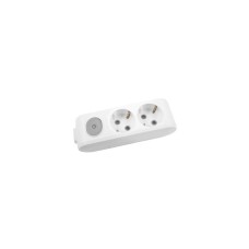 Колодка для подовжувача Panasonic X-tendia 2 гнізда grey (WLTA04202GR-UA)