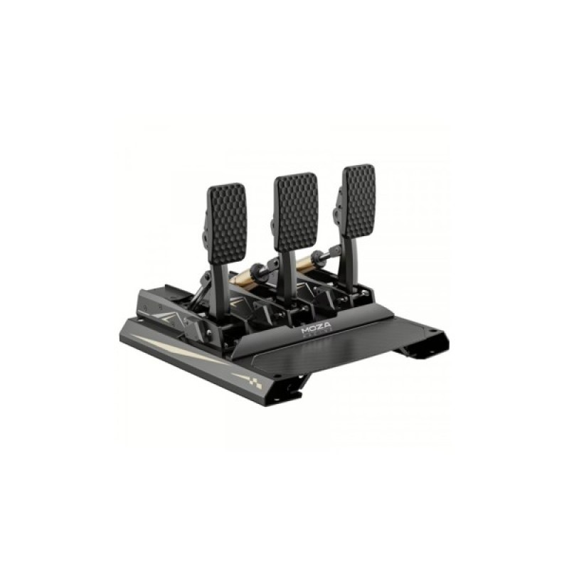 Педалі ігрові MOZA Racing CRP2USB тензодатчик 200 кг карбонова підставка Black (RS066_Moza)
