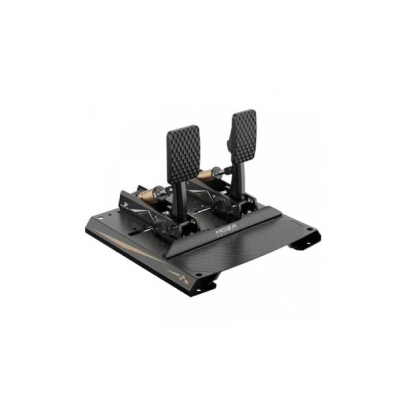 Педалі ігрові MOZA Racing CRP2USB тензодатчик 200 кг карбонова підставка Black (RS066_Moza)