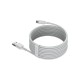 Дата кабель USB 2.0 AM to USB-C Simple WisdomKit (2PCS) 1.5m 5A white Baseus (TZCATZJ-02)