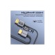 Кабель мультимедійний HDMI to HDMI 1.5m v2.1 grey Promate (primelink8k-150.grey)