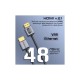 Кабель мультимедійний HDMI to HDMI 1.5m v2.1 grey Promate (primelink8k-150.grey)