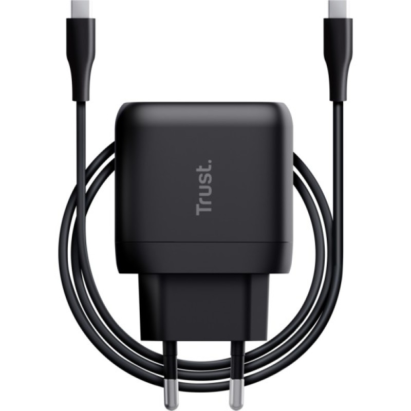 Зарядний пристрій Trust Maxo 45W USB-C PD black (24816_TRUST)