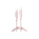 Дата кабель USB-C to USB-C NBQ265B-CC pink XO (NB-Q265B-CC.pink)