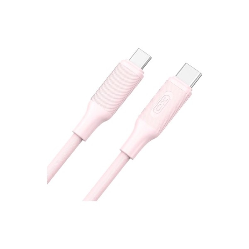 Дата кабель USB-C to USB-C NBQ265B-CC pink XO (NB-Q265B-CC.pink)