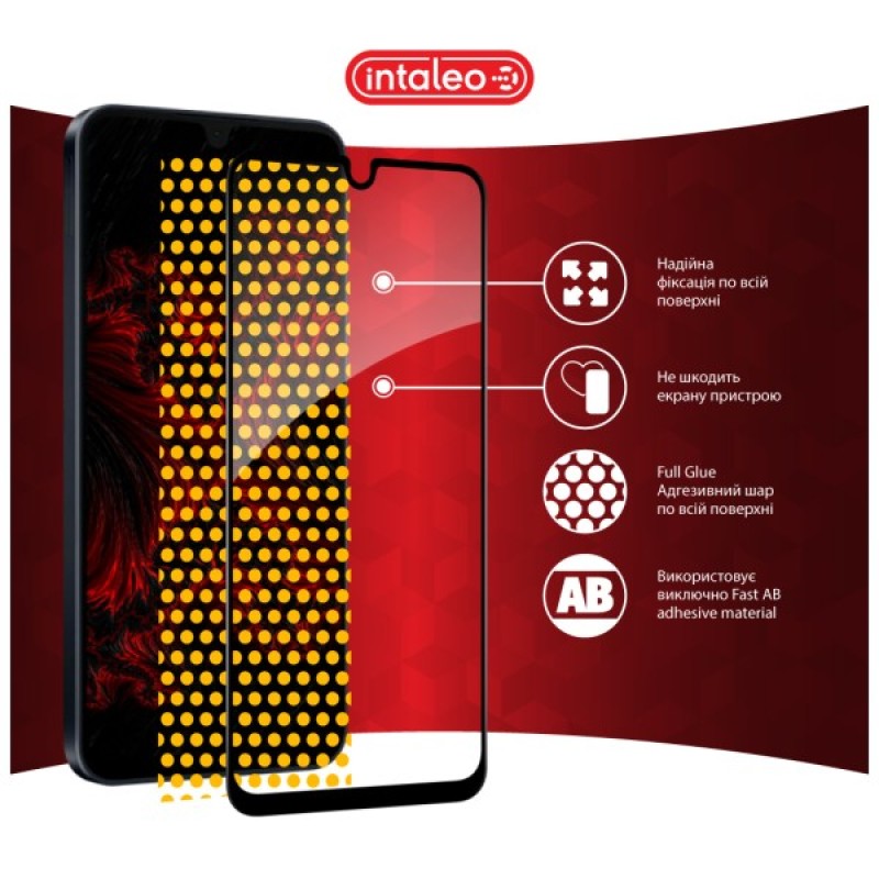 Скло захисне Intaleo Full Glue Samsung A16 Black (1283126598715)
