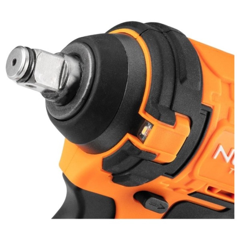 Гайковерт Neo Tools Energy+ 18V, безщітковий, 2500об/хв, 350Нм, 1/2", 3 швидкості, 1.1кг (без АКБ та ЗП) (04-613)