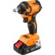 Гайковерт Neo Tools Energy+ 18V, безщітковий, 2500об/хв, 350Нм, 1/2", 3 швидкості, 1.1кг (без АКБ та ЗП) (04-613)