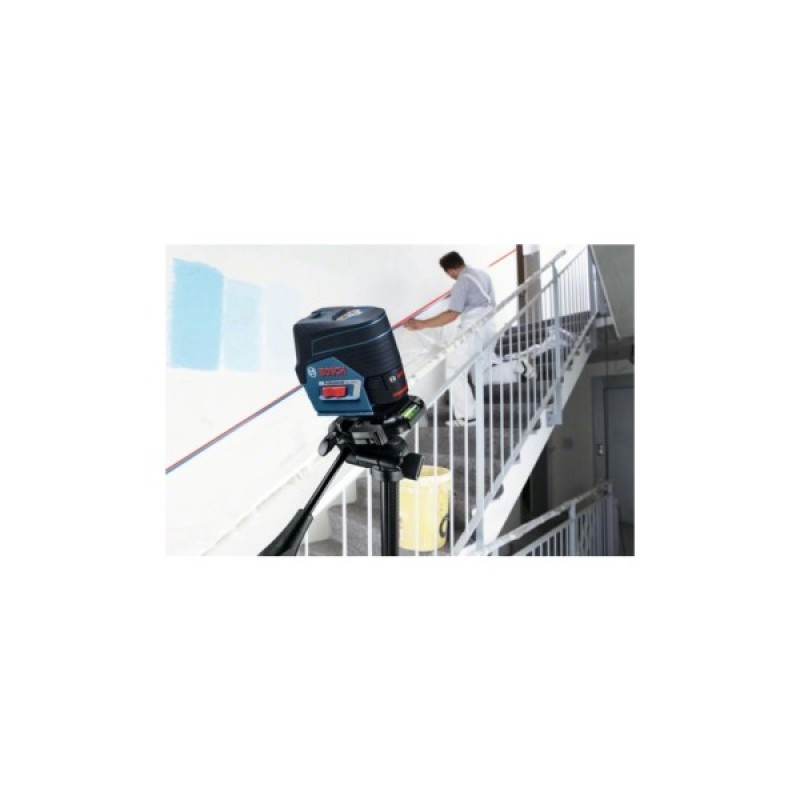 Лазерний нівелір Bosch Professional GCL2-50C+RM2+BT150 до 10м, ±0.3мм/м, 4AAx1.5В, IP54, штативі, чохол, мішеннь (0.601.066.G02)