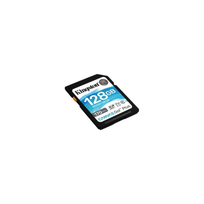 Карта пам'яті Kingston 128GB SDXC class 10 UHS-I U3 Canvas Go Plus (SDG3/128GB)