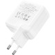Зарядний пристрій HOCO C115A Header 2xUSB-C PD65W + 1xUSB QC3.0 GaN White (6931474798312)