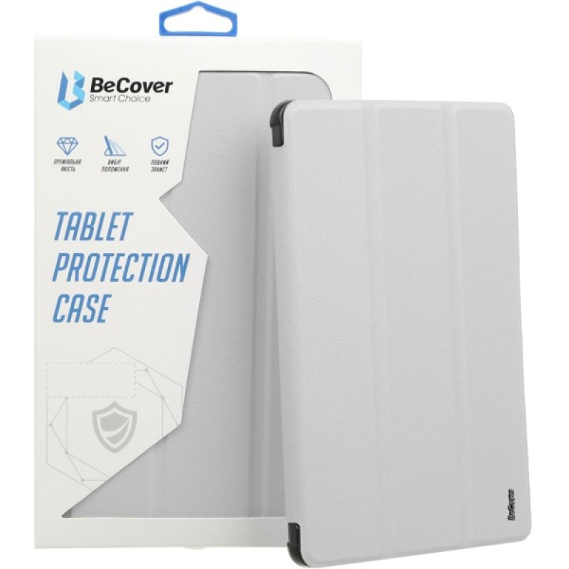 Чохол до планшета BeCover Ultra Slim Origami Transparent Apple iPad Mini 6 2021 Gray (712931)