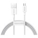 Дата кабель USB 2.0 AM to Micro 5P 2.0m Superior Fast Charging 2A white Baseus (CAMYS-A02)