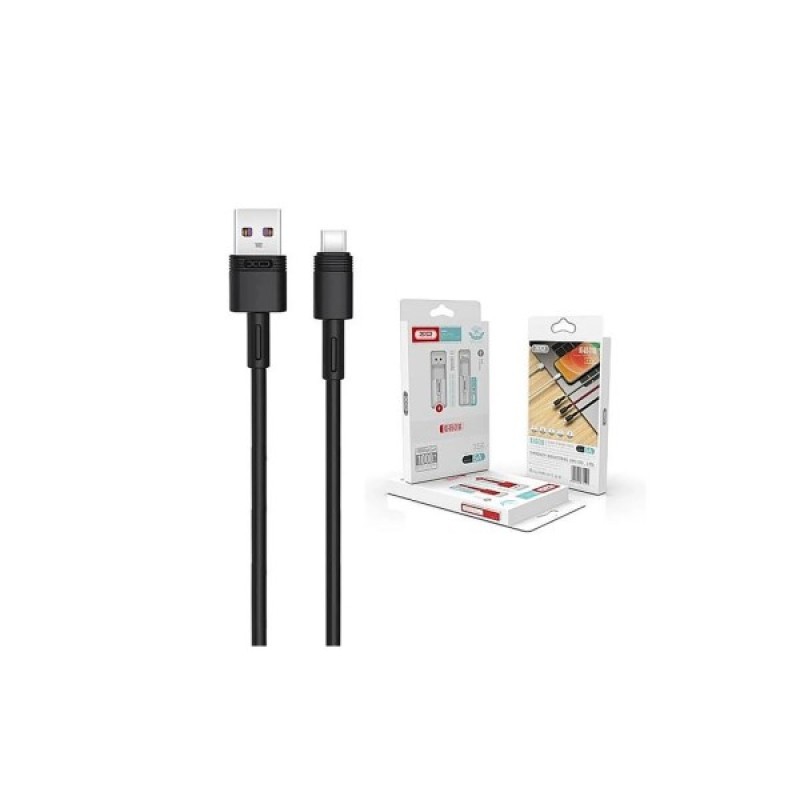 Дата кабель USB 2.0 AM to USB-C NBQ166-AC black XO (NB-Q166-AС.black)