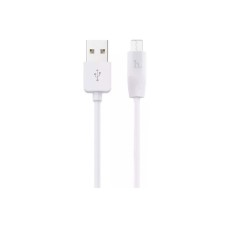 Дата кабель USB 2.0 AM to Micro 5P 2.0m 2.4A PVC X1 white HOCO (6957531042686)