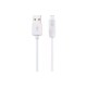 Дата кабель USB 2.0 AM to Micro 5P 2.0m 2.4A PVC X1 white HOCO (6957531042686)